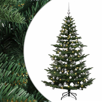vidaXL Artificial Christmas Tree with Bauble 180 cm 300 LEDs 2