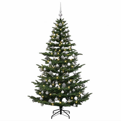 vidaXL Artificial Christmas Tree with Bauble 180 cm 300 LEDs 4