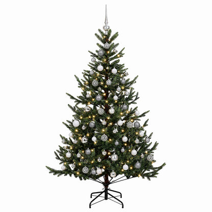 vidaXL Artificial Christmas Tree with Bauble 180 cm 300 LEDs 4