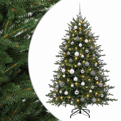 vidaXL Artificial Christmas Tree with Bauble 240 cm 300 LEDs 2