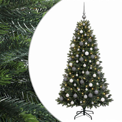 vidaXL Artificial Christmas Tree with Bauble 240 cm 300 LEDs 2