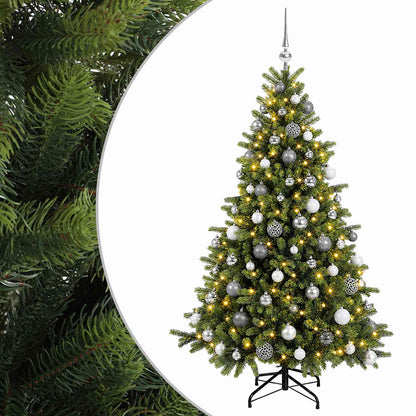 vidaXL Artificial Christmas Tree with Bauble 180 cm 300 LEDs 2