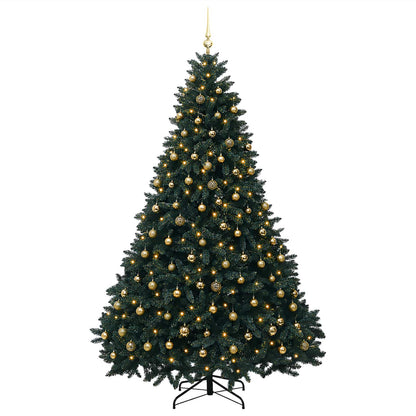 vidaXL Artificial Christmas Tree Dark Green with Bauble 300 cm 4
