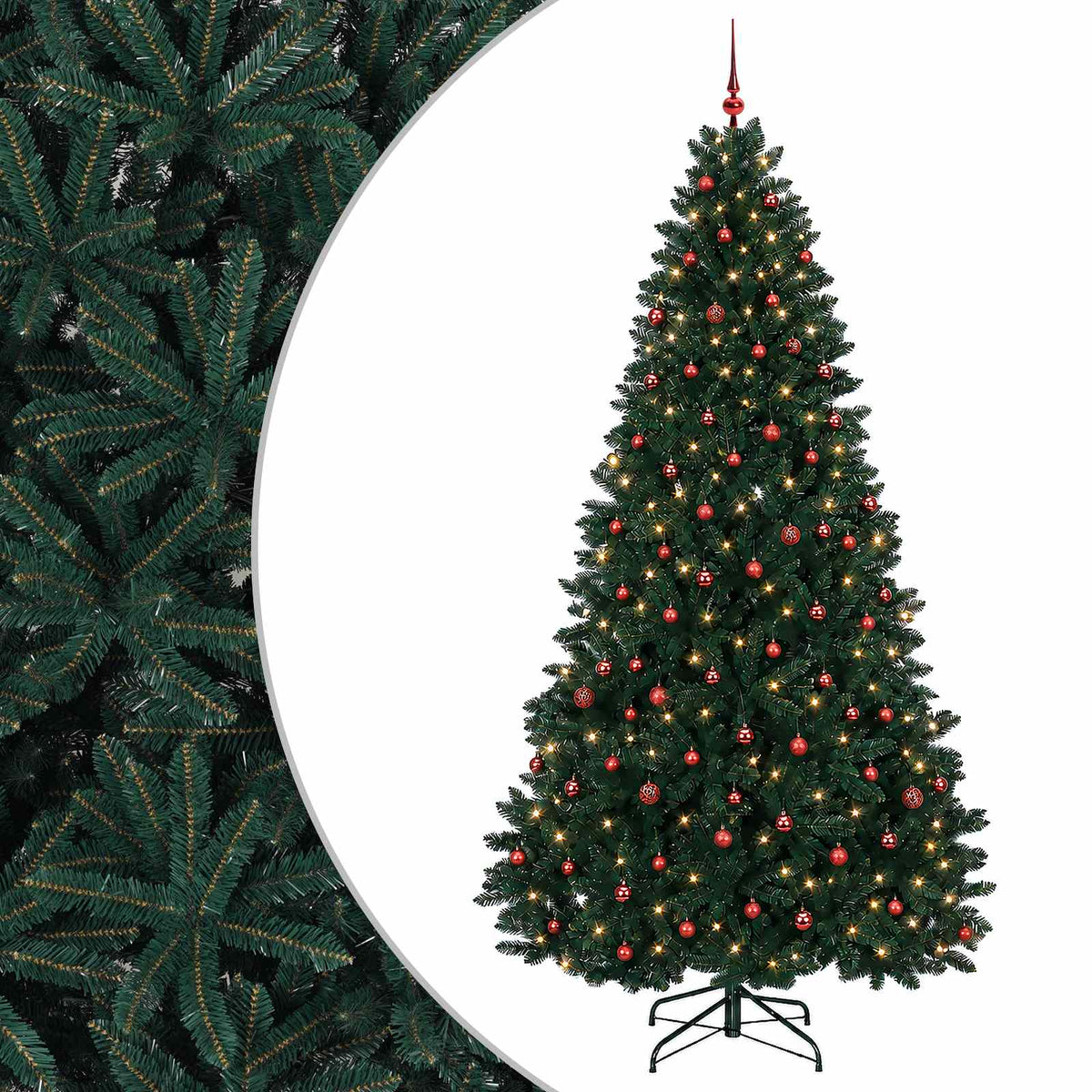 Artificial Christmas Tree Dark Green Bauble
