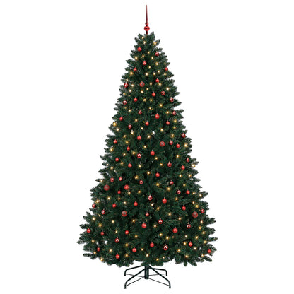 vidaXL Artificial Christmas Tree Dark Green with Bauble 300 cm 4