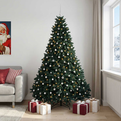 vidaXL Artificial Christmas Tree Dark Green with Bauble 300 cm 3