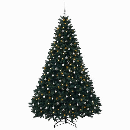 vidaXL Artificial Christmas Tree Dark Green with Bauble 300 cm 4