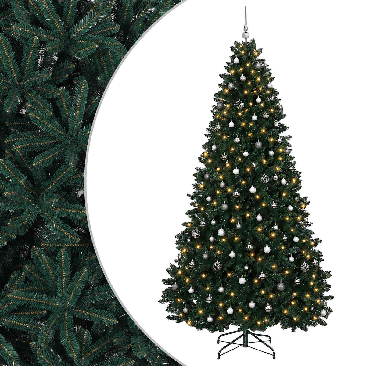 Artificial Christmas Tree Dark Green Bauble