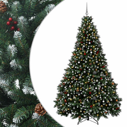 vidaXL Artificial Christmas Tree with Bauble 300 cm 600 LEDs 2