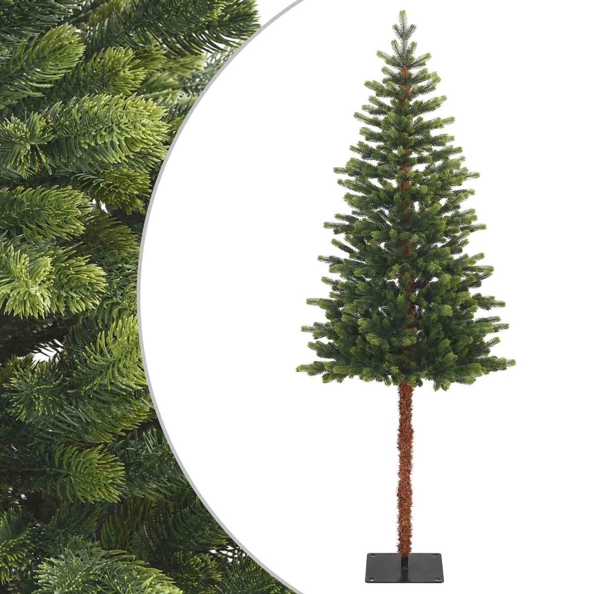 vidaXL Artificial Hinged Christmas Tree 150 cm PVC and Metal Green 2