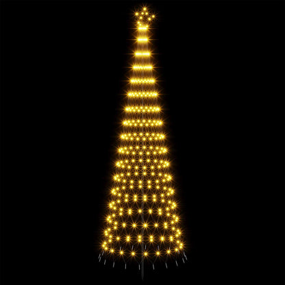 LED Christmas Tree EKENAS 230 LEDs Steel Warm white 300 cm