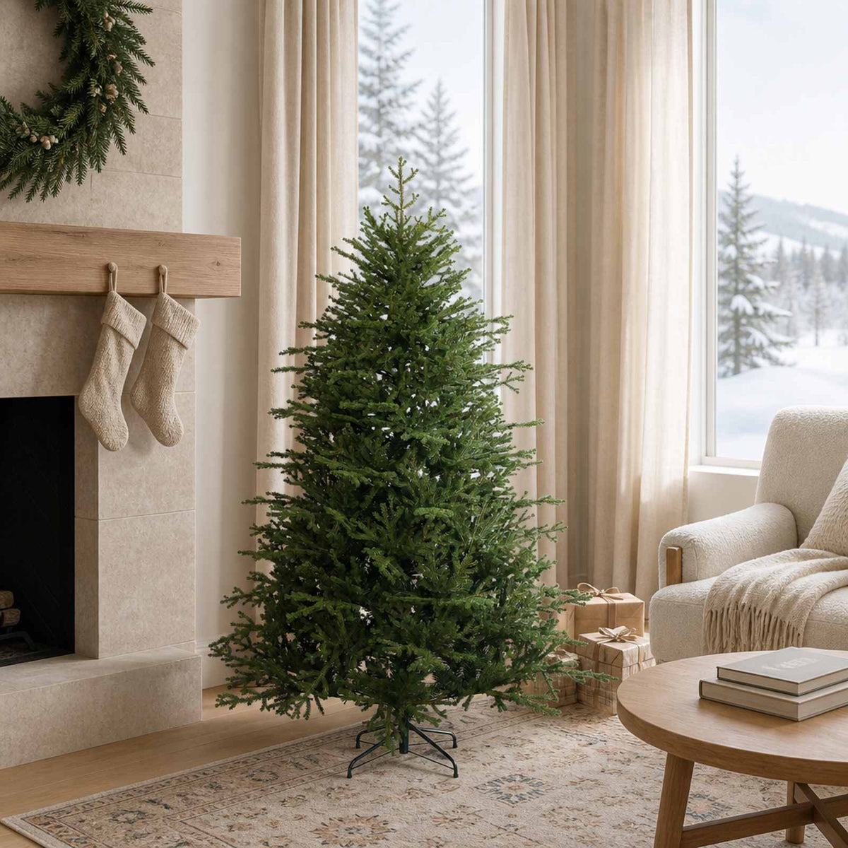 Artificial Christmas Tree with Bauble 150 LEDs 150 cm without LED