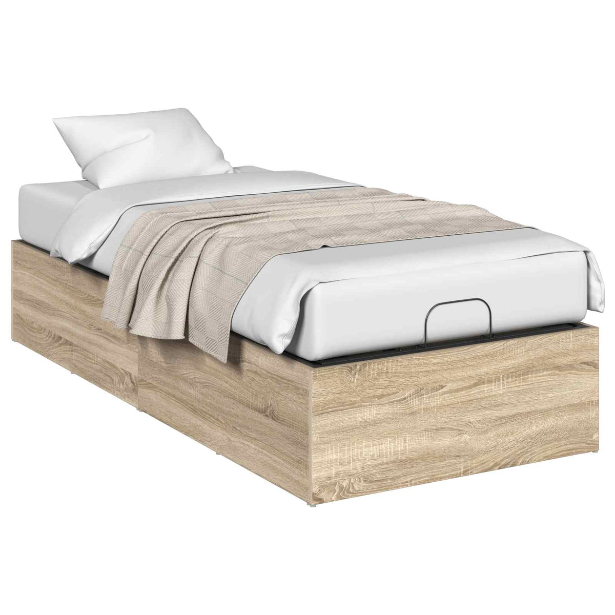 Bed Surround for Adjustable Bed Base 100 x 200 cm Sonoma oak