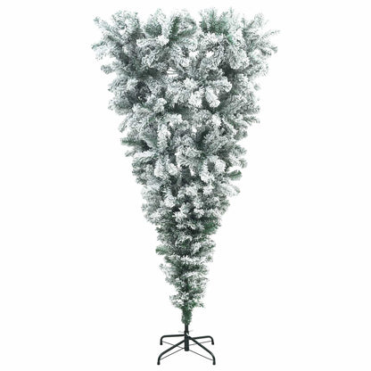 vidaXL Upside-down Artificial Christmas Tree 180 cm PVC and Steel 3