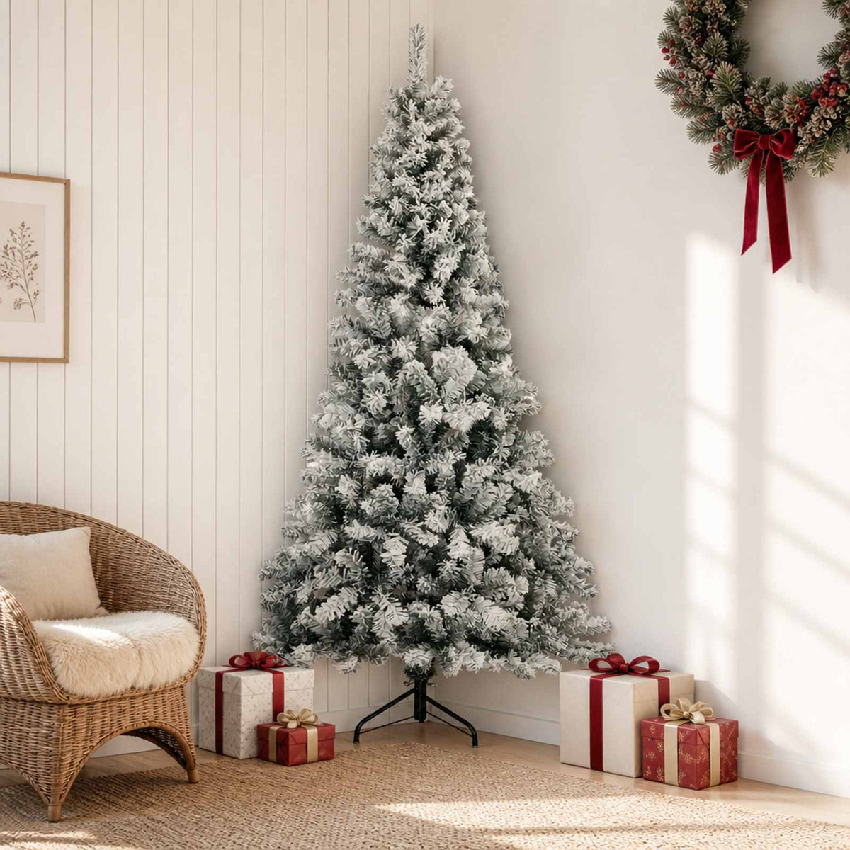 Artificial Christmas trees PVC, Steel 240 cm