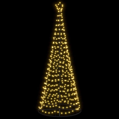 LED Spiral Christmas Tree with Base EKENAS 220 LEDs 250 cm Warm white