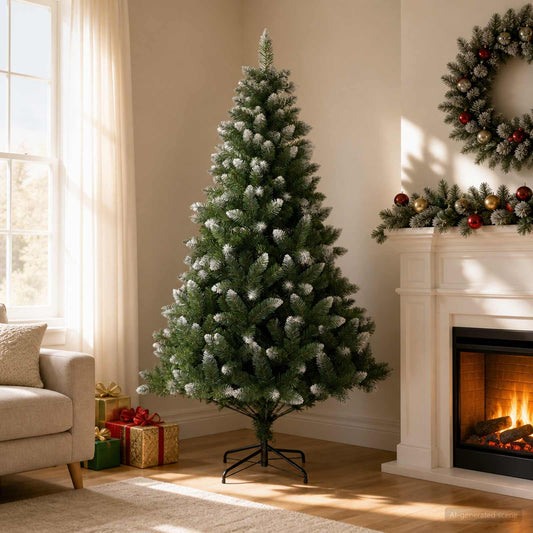 Artificial Christmas Tree PVC and Metal Green 120 cm