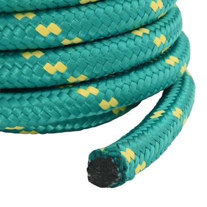 vidaXL Multipurpose Utility Rope 30 mm 25 m Green PP 5400 kg Max Load 4