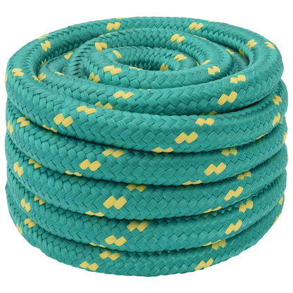 vidaXL Multipurpose Utility Rope 30 mm 25 m Green PP 5400 kg Max Load 1
