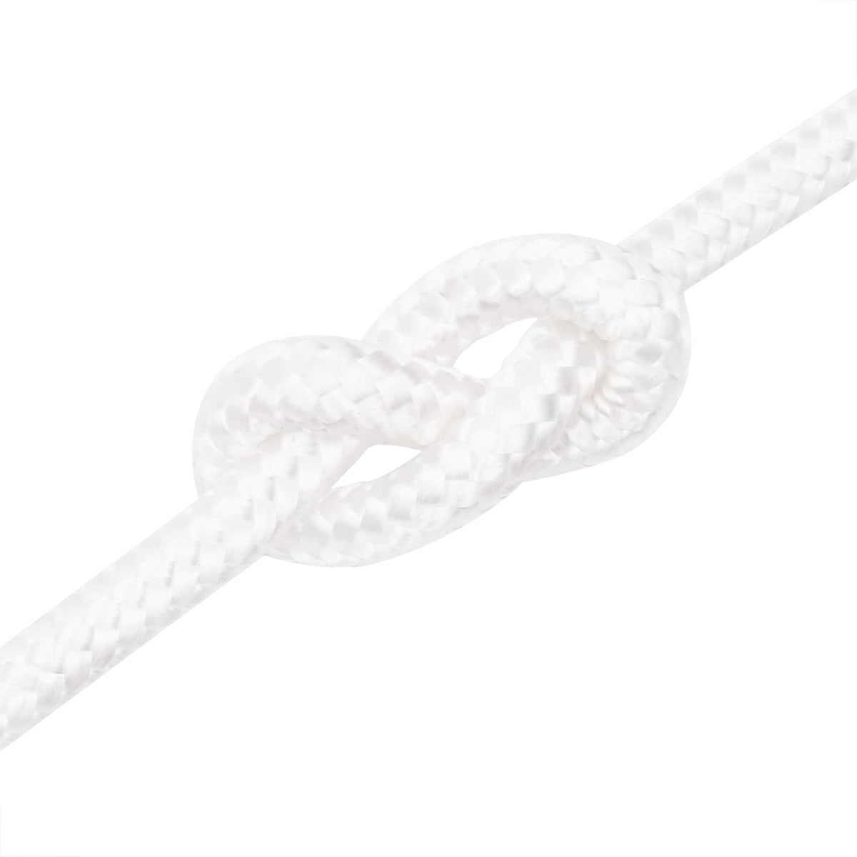 Multipurpose Utility Rope PP 240 kg Max Load Length 250 m White 14 mm