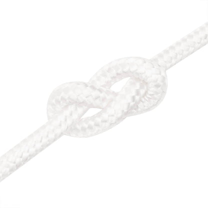 Multipurpose Utility Rope PP 240 kg Max Load Length 250 m White 14 mm