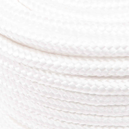 Multipurpose Utility Rope PP 240 kg Max Load Length 250 m White 14 mm