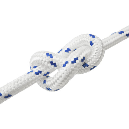 Multipurpose Utility Rope PP Length 25 m White and Blue 30 mm
