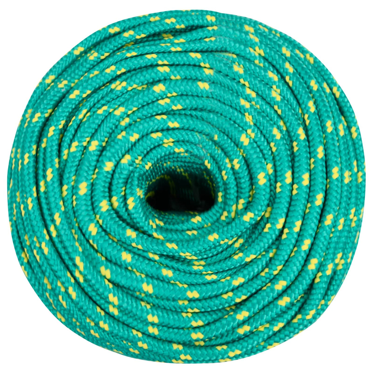 Multipurpose Utility Rope PP 27 kg Max Load Length 250 m Green 10 mm