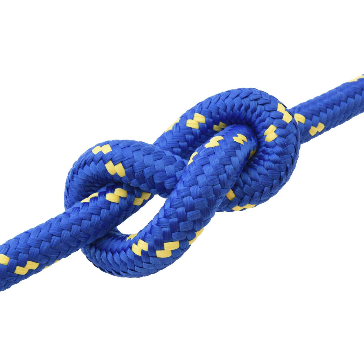Multipurpose Utility Rope PP 9600 kg Max Load Length 10 m 40 mm Blue