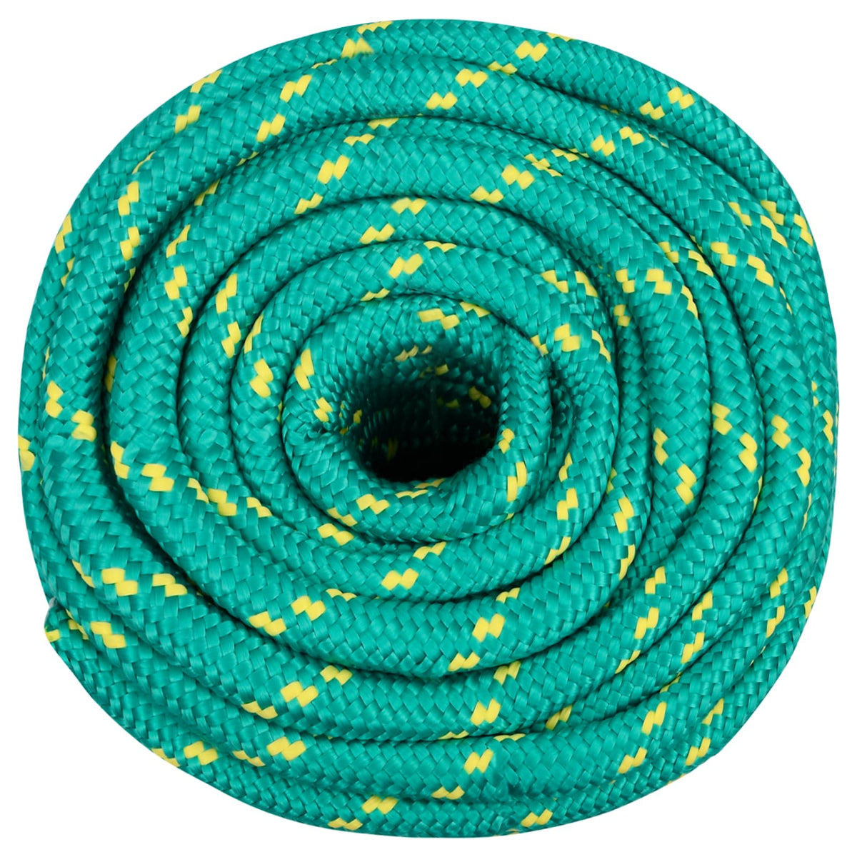 Multipurpose Utility Rope PP 150 kg Max Load Length 100 m Green 16 mm