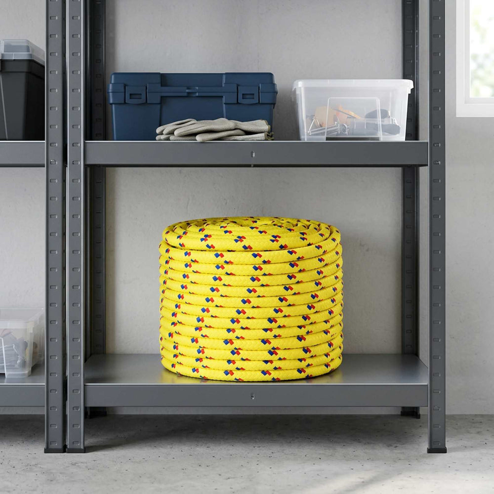 vidaXL Multipurpose Utility Rope PP Length 250 m Yellow