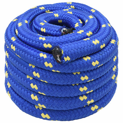 Multipurpose Utility Rope PP 27 kg Max Load Length 25 m Blue 30 mm