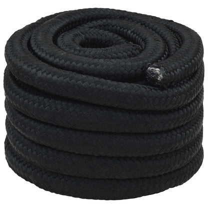 Multipurpose Utility Rope PP Length 10 m 60 mm Black