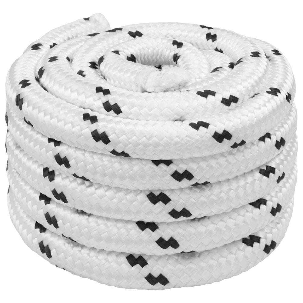 vidaXL Multipurpose Utility Rope 25 mm 25 m White Polyester