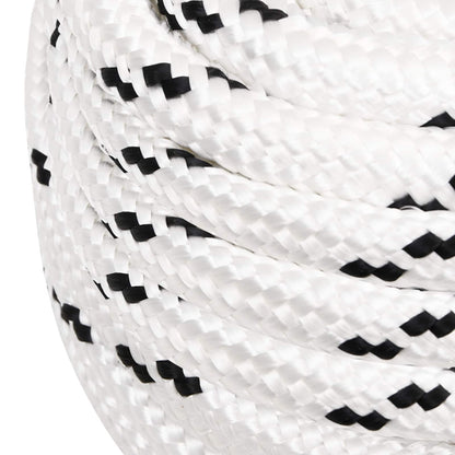 Multipurpose Utility Rope Polyester White Length 100 m 16 mm