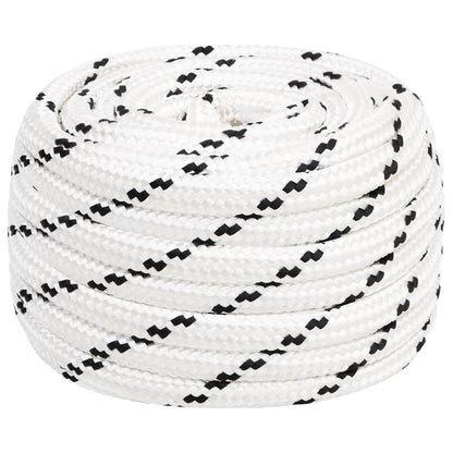 Multipurpose Utility Rope Polyester White Length 100 m 16 mm