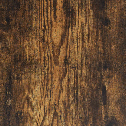 Bed Frame Engineered Wood Length 200 cm Smoked Oak 120 cm