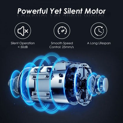 Electric Height Adjustable Standing Desk with Memory Smart Presets and Anti-Collision Function-Natural