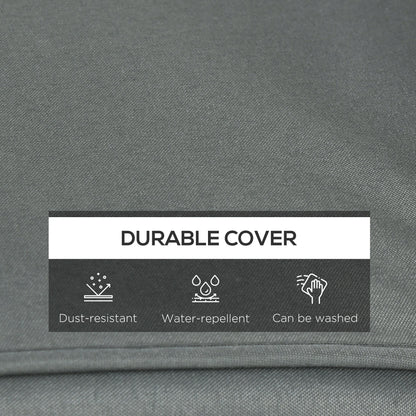 Outsunny Set of 14 Dining Set Cushions - Grey