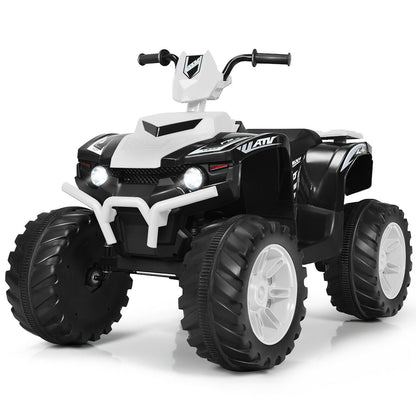 12v Electric Kids Ride On ATV / Quad Bike-White