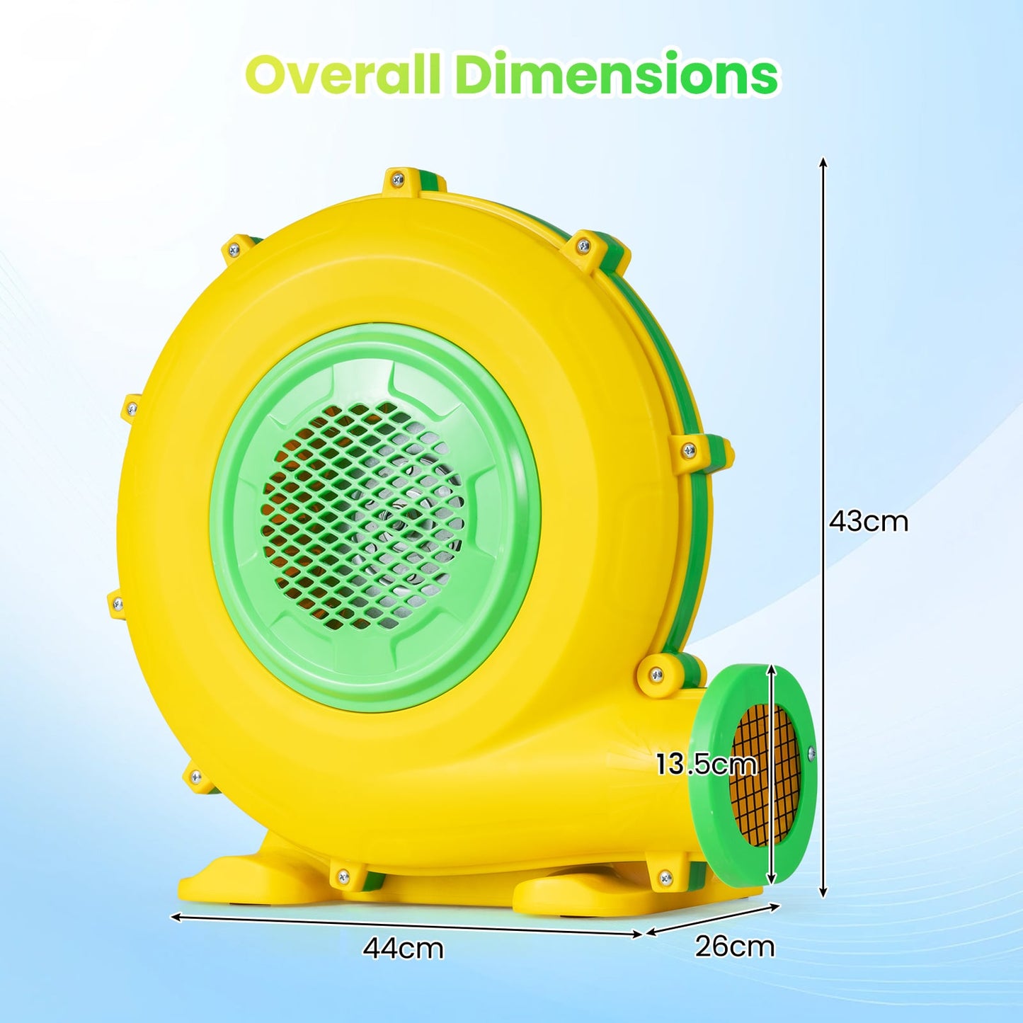 950W Bounce House Air Blower with Handle