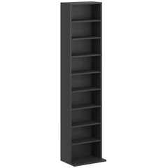 HOMCOM 260 Narrow CD Storage Unit - Black