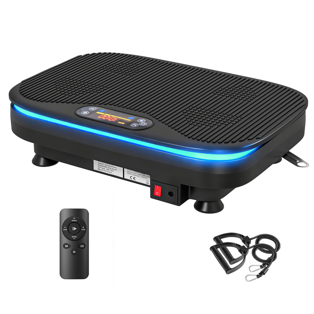 SPORTNOW Vibration Plate Exercise Machine with Cool Lights, 99 Speed Levels