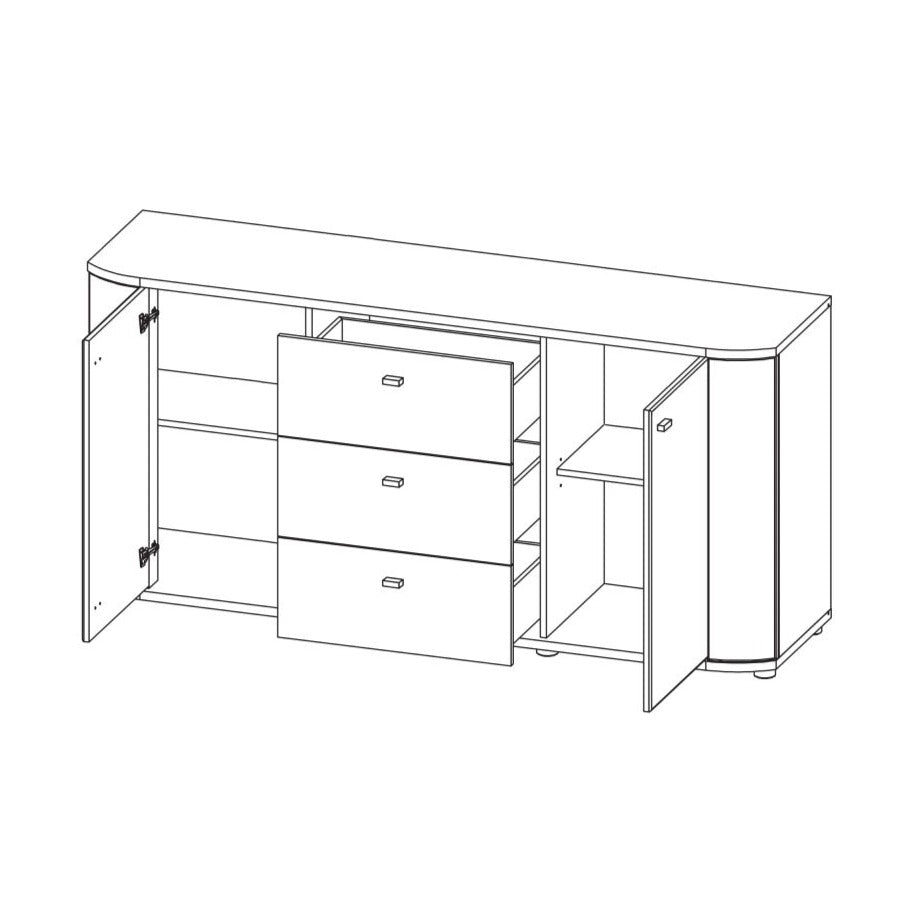 Gent 84 Sideboard Cabinet 167cm