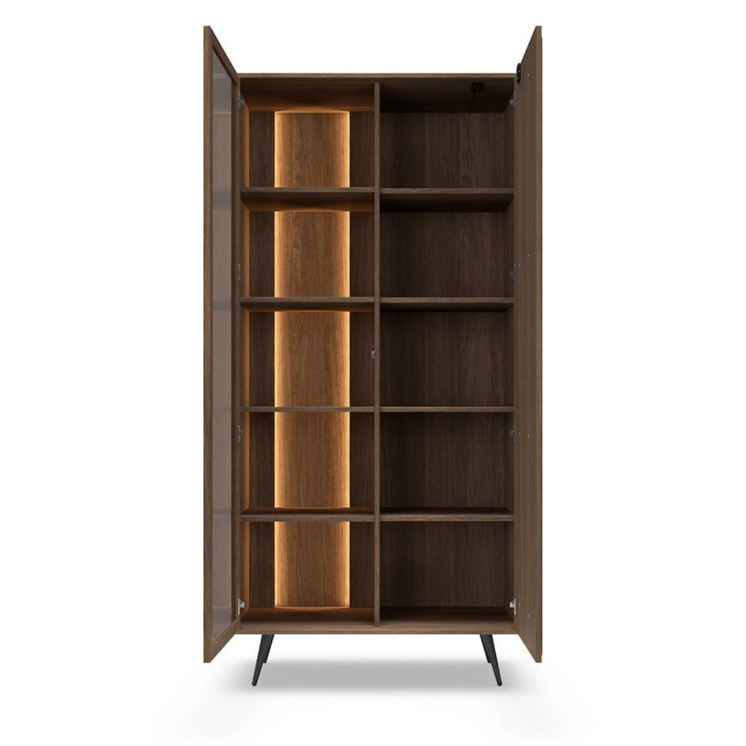 Amaro Tall Display Cabinet 94cm