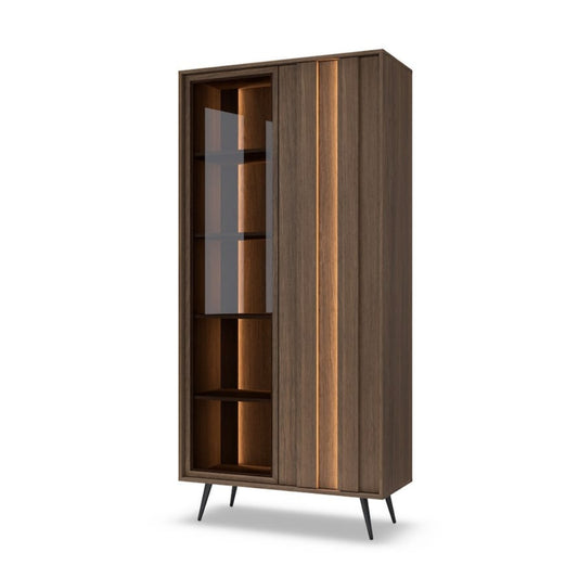 Amaro Tall Display Cabinet 94cm