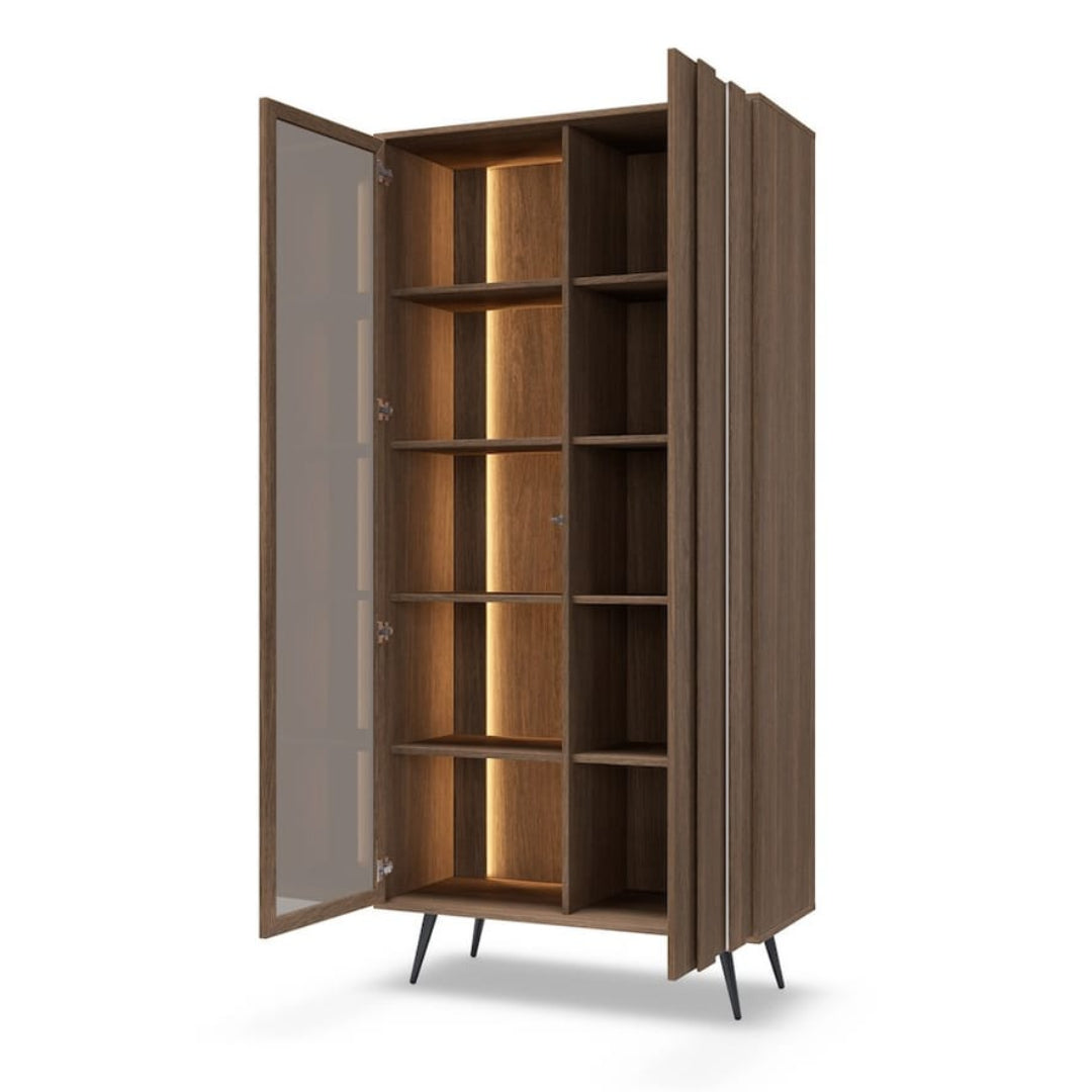 Amaro Tall Display Cabinet 94cm