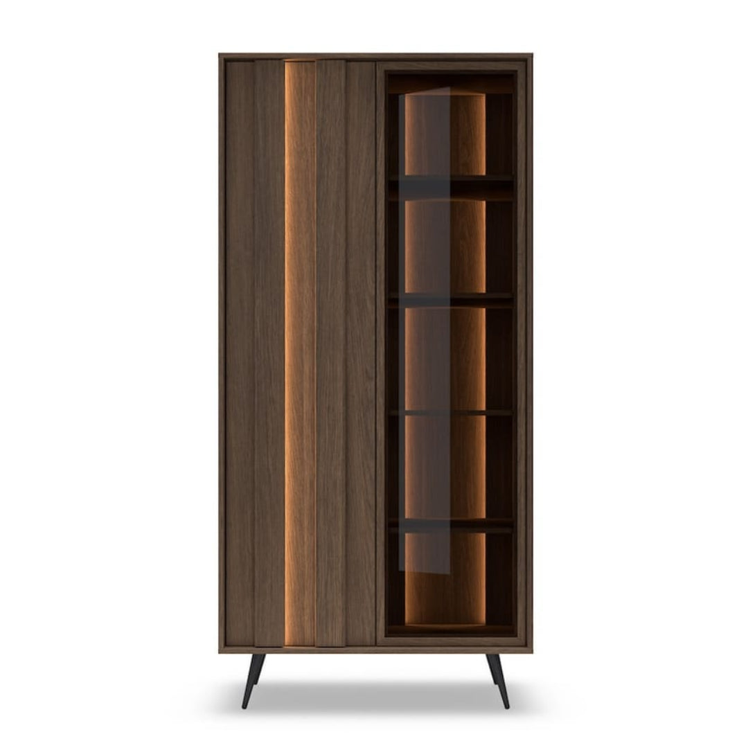 Amaro Tall Display Cabinet 94cm