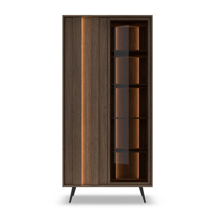 Amaro Tall Display Cabinet 94cm