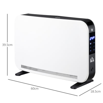 HOMCOM Three-Mode Modern Slimline Heater, 7-35â Temperature